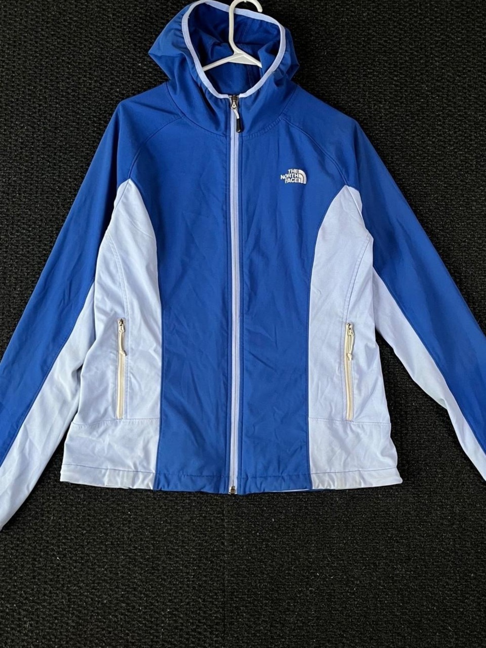 The North Face Blue & Light Blue Hooded Jacket